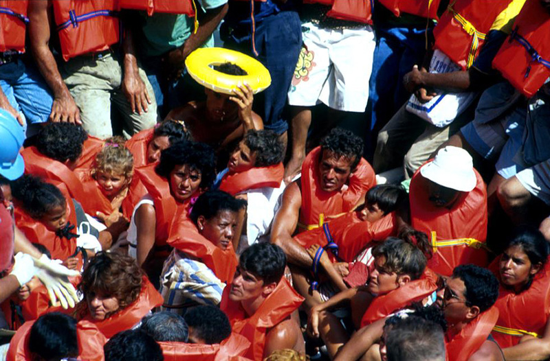 Cuban rafters rescued by the U.S. Coast Guard
