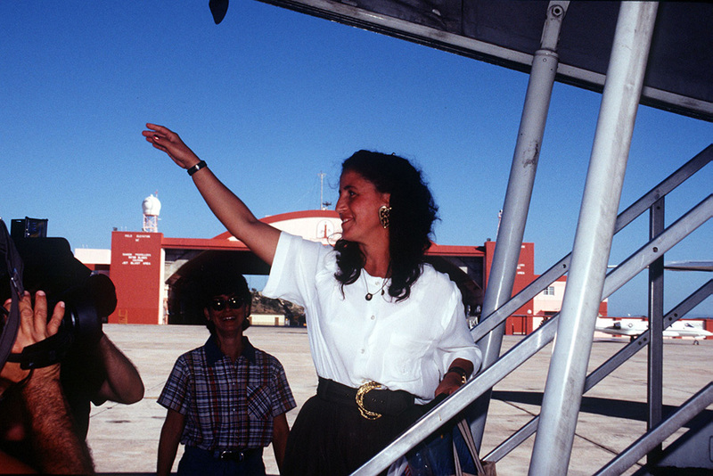 Margarita Uria Sánchez, the last Cuban rafter to leave Guantanamo