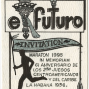 Invitation to run in the marathon sponsored by camp newspaper El Futuro
