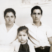 Cuban mother with her children