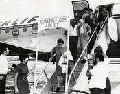 A Freedom Flight arrives in Miami from Varadero, Cuba