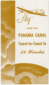 Cover of Pan American World Airways Panama Canal brochure
