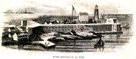 Fort Jefferson in 1861