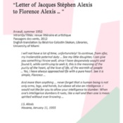 Letter to Florence Alexis Label.jpg