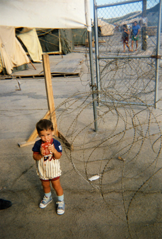 Cuban refugee child